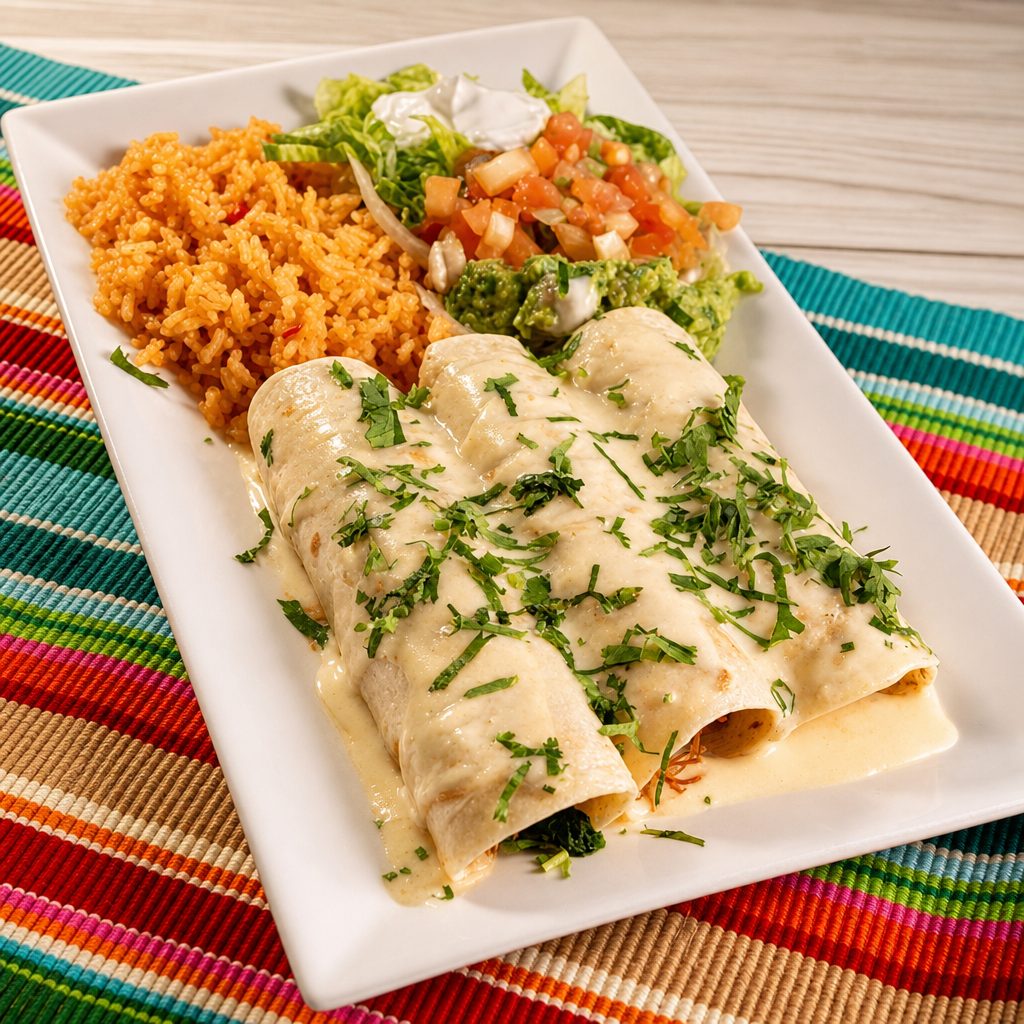 Popeye Enchiladas.