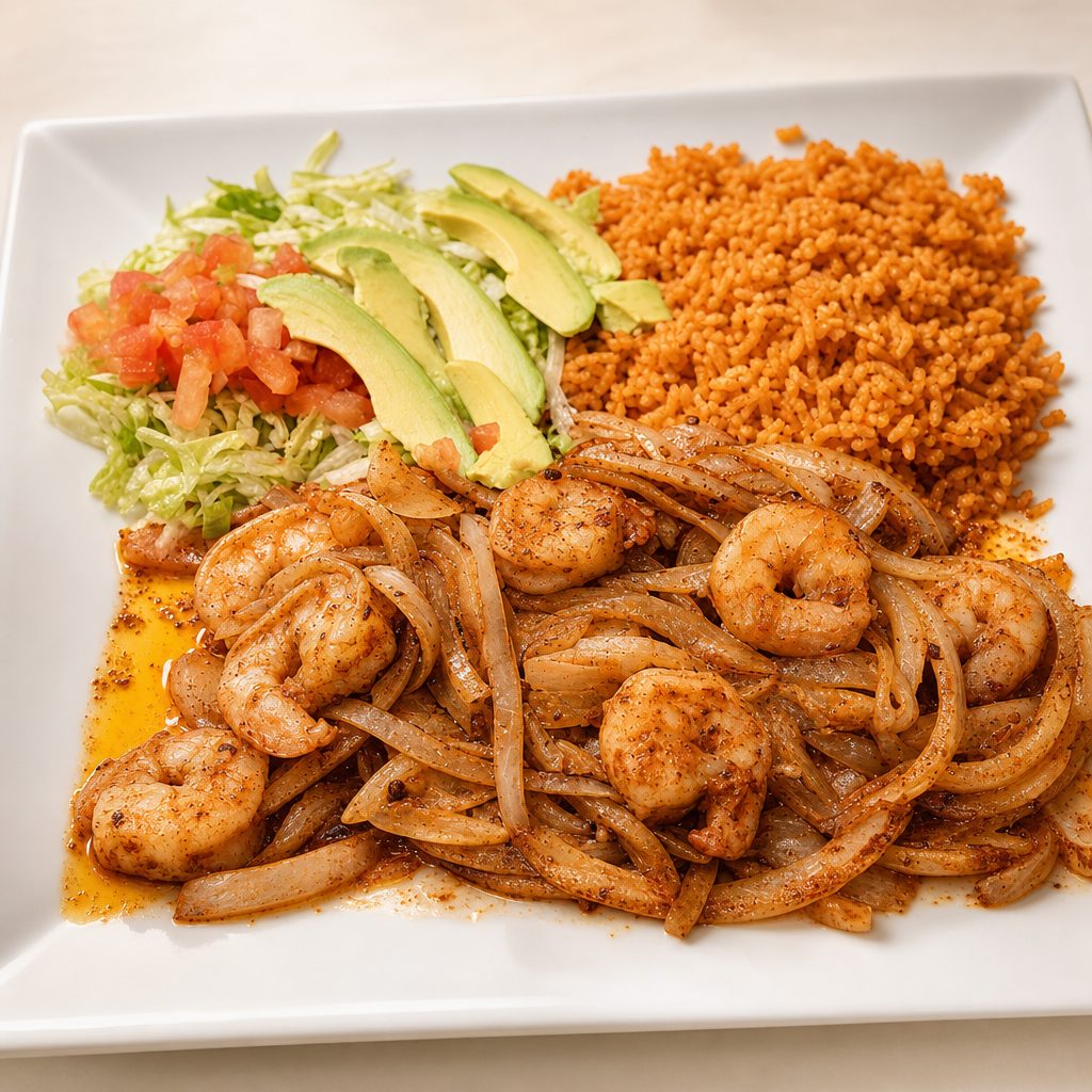Camarones Al Mojo De Ajo.